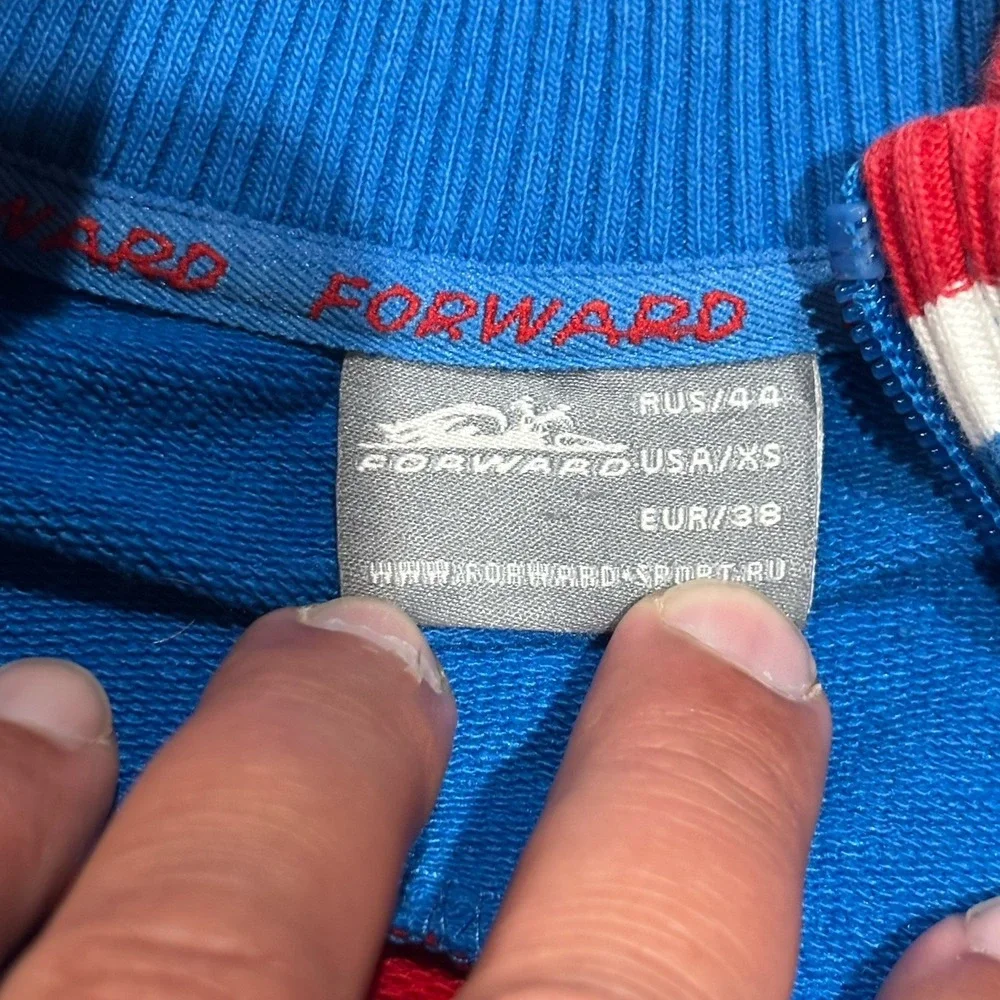 Russia National Team Track Jacket Blue Extra Small Forward
